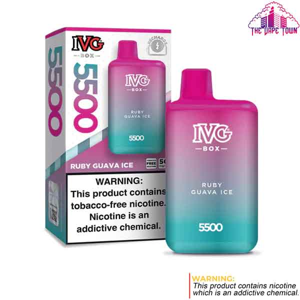 ivg-rechargeable-disposable-box-5500-puff-50mg-ruby-guava-ice