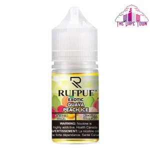 RufPuf Exotic Guava Peach Ice Nic Salt – 30ml