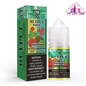 RufPuf Exotic Lush Kiwi Berry Ice Nic Salt – 30ml (1) (1)