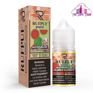 RufPuf Exotic Watermelon Bubble Gum Ice Nic Salt – 30ml (1)