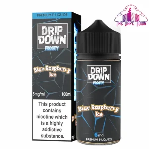 Drip Down E Liquids – Frosty Blue Raspberry Ice 100ml (3mg)